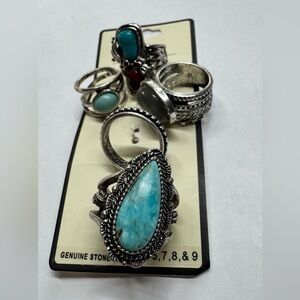 Idyllwind Silver and Blue Ring Collection